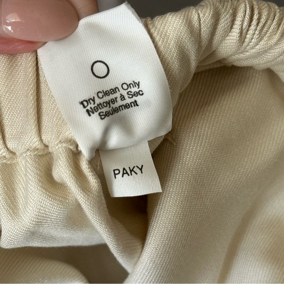 SUSIE TOMPKINS Vintage Cream Silk Pants Minimalist Clean Girl Timeless Large - Picture 13 of 14